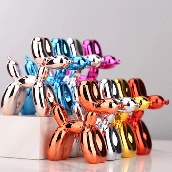 1121CM Mini Ceramic Balloon Dog Sculpture