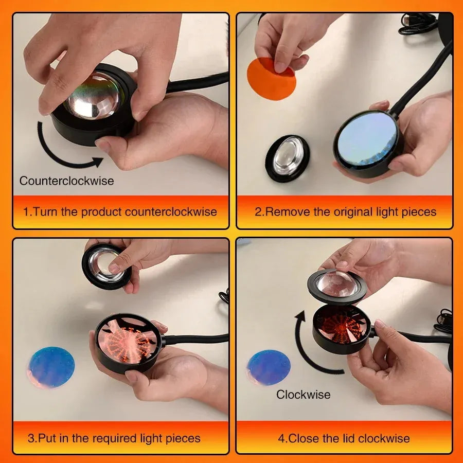 Sunset Glow Projector LED Lamp