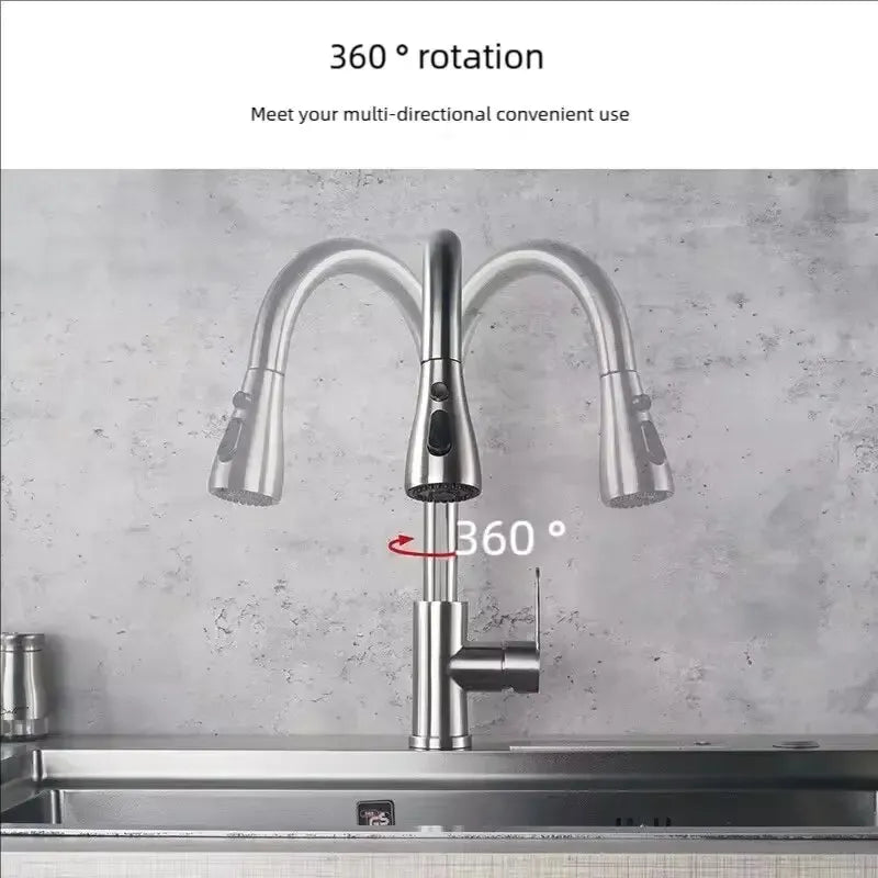 Kitchen faucets with pull out spray