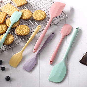 Heat Resistant Kitchen Silicone Spatula with Stainless
