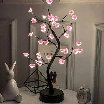 LED Cherry Blossom Bonsai Tree Usbbattery 