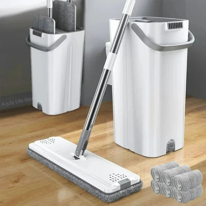 Magic Mop Spin Bucket Set - Self-Washing Floor Cleaning